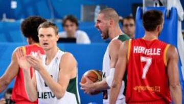 Lituania pasa el rodillo sobre una eliminada Bélgica