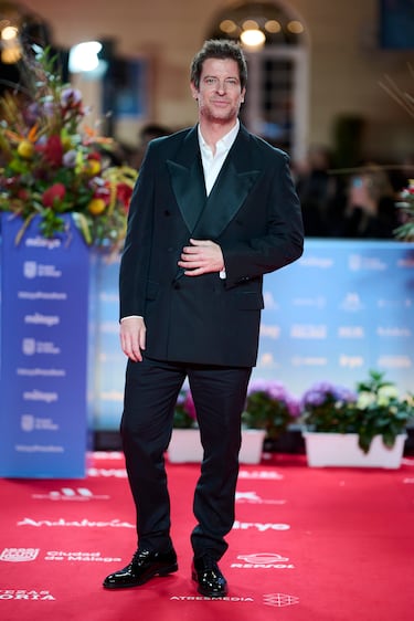   Manu Baqueiro durante el 2025 Málaga Film Festival. 