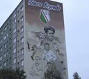 El mural dedicado a Lucjan Brychczy, leyenda del Legia