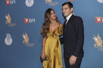 2017. Sara Carbonero e Iker Casillas en la Gala  Dragones de Oro en Oporto.