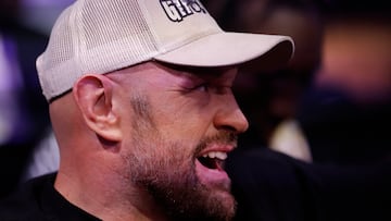 Boxing - Daniel Dubois v Anthony Joshua - IBF World Heavyweight Title - Wembley Stadium, London, Britain - September 21, 2024 Tyson Fury before the fight Action Images via Reuters/Andrew Couldridge