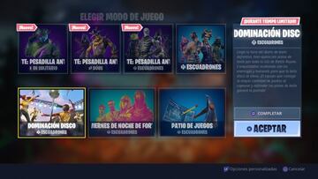 Dominaci&oacute;n Disco es un modo de juego perfecto para obtener muchas muertes, y para recoger objetos en el escenario