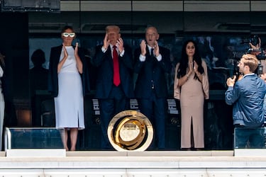 Trump, Brady, Russell Wilson y más personalidades en la final del Mundial de Clubes