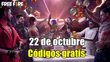 Códigos Free Fire de hoy 22 de octubre de 2021; todas las recompensas gratis