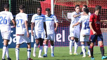 De la Fuente, en el amistoso con Osasuna