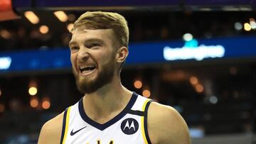 Domantas Sabonis, durante un partido de la NBA de Indiana Pacers