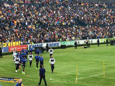 Tigres entrena a puerta abierta y fans se entregan: 'El más querido de México'