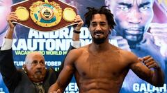 Demetrius Andrade durante un pesaje.