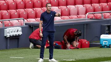 Gaizka Garitano en San Mamés.