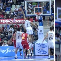 Recital de tapones del Madrid: ¡brutales Randolph y Doncic!