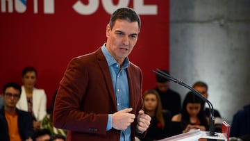 El secretario general del PSOE y presidente del Gobierno, Pedro Sánchez, durante un acto de campaña del PSdeG, en Expourense, a 3 de febrero de 2024, en Ourense, Galicia (España). Este acto de campaña del PSOE se celebra de cara a las próximas elecciones gallegas del 18F. Sánchez ha asistido a Ourense para arropar al candidato del PSdeG a la Xunta de Galicia.
03 FEBRERO 2024;ELECCIONES;CAMPAÑA;ELECTORAL;AUTONÓMICAS;GALLEGAS;PSOE;PSDEG
Rosa Veiga / Europa Press
03/02/2024