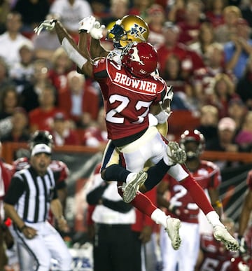 Browner fue nombrado tres veces All-Star de la CFL y ganó una Grey Cup en 2008.