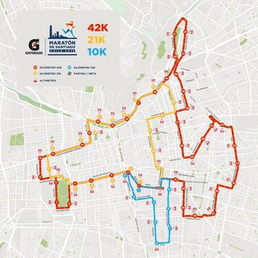 Maratón de Santiago oficializó el nuevo trazado para la carrera