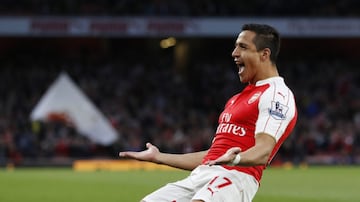 Alexis Sánchez anotó 22 goles con el Arsenal en 2016.