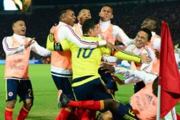 El 10 volvió al gol con la Selección Colombia 