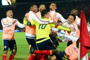 El 10 volvió al gol con la Selección Colombia 