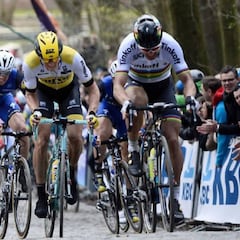 Sagan ante Van Avermaet y Boonen... contra la historia