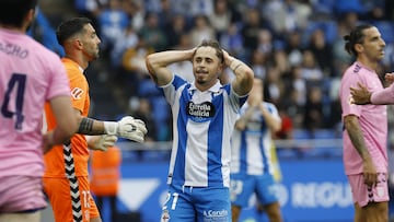 El Deportivo volvió a demostrar sus problemas con el gol ante el Eldense.