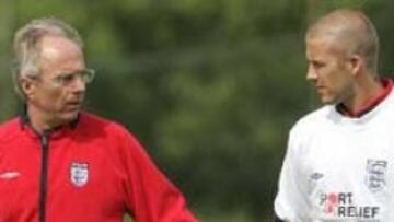 <b>DISPONIBLE</b>. Eriksson colocará al jugador del Real Madrid en el centro del campo para jugar ante Francia.