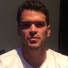 Sebastián Hernández saluda a hinchas del Once Caldas