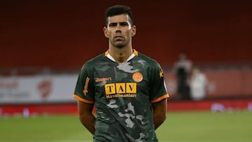 Juanfran Moreno, durante un partido con Alanyaspor