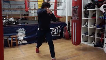 El recto después de la esquiva en el boxeo