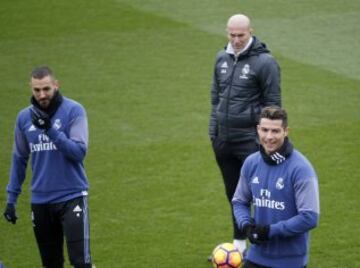 Cristiano Ronaldo, Benzema y Zidane