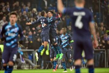 1-1. Danilo celebró el gol del empate.