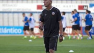 Miquel Olmo durante un entrenamiento