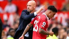 Jadon Sancho slams Erik ten Hag for “completely untrue” criticism