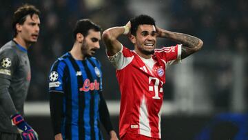 Luis Díaz, “muy activo” en goleada del Bayern sobre Atalanta