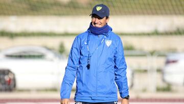 JOSE GONZALEZ, ENTRENADOR DEL MALAGA CF