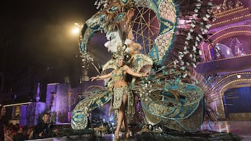 El carnaval de Las Palmas de Gran Canaria, uno de los m芍s importantes de Espa?a.