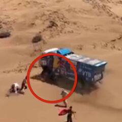 El momento exacto en el que un espectador es atropellado