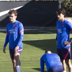Simeone aprieta y ensaya con Griezmann y João Félix en punta