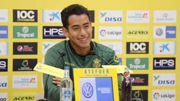 Araujo, en rueda de prensa.
