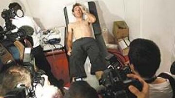 <b>CENTRO DE ATENCIÓN. </b>El equipo vasco, con Iban Mayo al frente, acapara el interés informartivo.