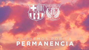 El Leganés emociona con su último cartel de concienciación