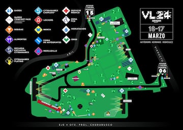 Mapa del Vive Latino 2024