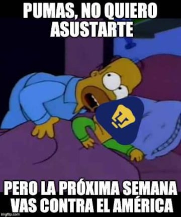 Los mejores memes creados por americanistas para Pumas