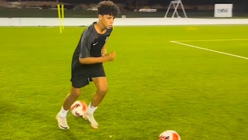 El tiro libre de Cristiano Jr que recuerda a los disparos de CR7