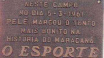 El "gol de la placa" de Pelé
(1961)