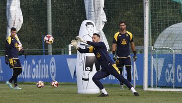 Entrenamiento Deportivo de La Coruña. Mackay Germán Parreño Alberto