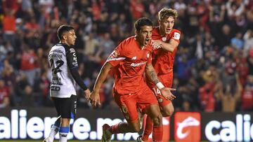 Querétaro y Toluca igualan a dos en el Corregidora