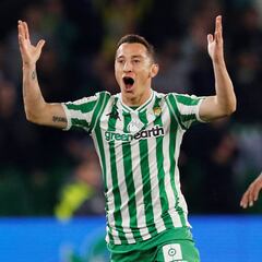 Andrés Guardado y Betis dejan ir el triunfo; Diego Lainez, en la banca