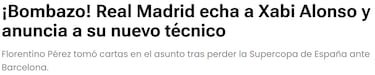 Terremoto mundial por el despido de Xabi Alonso