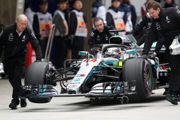 La clasificación del GP de China en primer plano