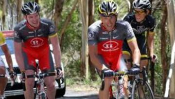 <b>EN AUSTRALIA. </b>Armstrong se entrena a la espera de su debut.