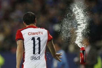 Sebastián Ubilla, de dulce y agraz: campeón con la U, pero con una seria lesión.