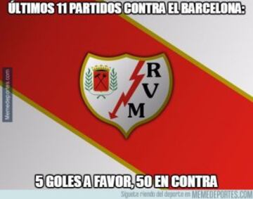 Los memes más divertidos del Rayo Vallecano-Barcelona